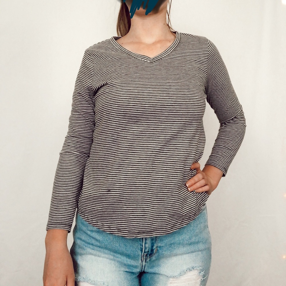 Brown Striped Shirt